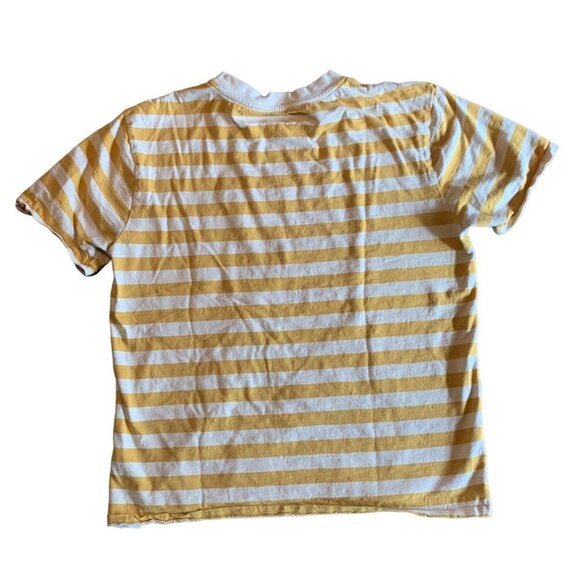 Guess Yellow Stripe Shirt Embroidered Logo - Picture 4 of 8